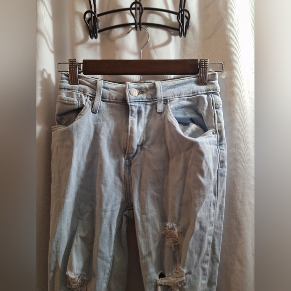 Levi strauss&co. Distressed jeans hi rise skinny jeans waist 25 - Picture 5 of 7